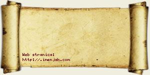 Isak Unić vizit kartica